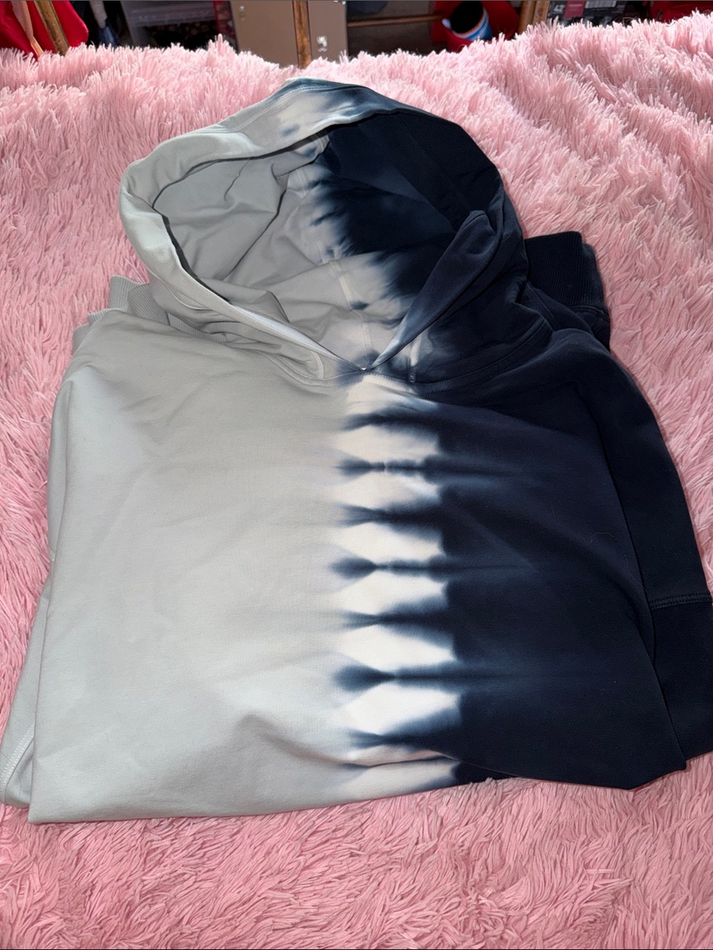 lululemon athletica Gray and Navy Dip-Dye Hoodie